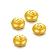 領(lǐng)豐金黃金豆豆AU9999足金實(shí)心真金豆子收藏新年節日禮物送女友送朋友 金豆5g/顆國檢證簽