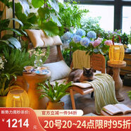 搖籃兔單人沙發(fā)椅懶人躺椅簡約北歐輕奢設(shè)計陽臺休閑藤椅極簡貴妃椅 單人精選1沙發(fā)椅