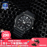 卡西歐（CASIO） 男表女表卡西歐手表男女情侶表學(xué)生時(shí)尚運(yùn)動(dòng)表太陽(yáng)能雙顯電子表 MW-620H-1AVDF劍客-復(fù)古黑 新一代