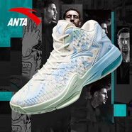 安踏（ANTA）KT3team|籃球鞋男秋冬湯普森防滑減震學(xué)生男士實(shí)戰運動(dòng)鞋子 【KT3-皮面-新配色】紙莎白/淡粉藍-1 42.5