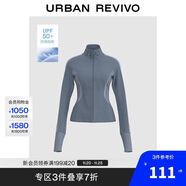 UR2025春季新款女裝時(shí)尚休閑百搭抽繩立領(lǐng)瑜伽上衣UWS350009