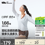 蕉下（beneunder）防曬衣女春夏涼感防紫外線(xiàn)新款AL818銀河灰L