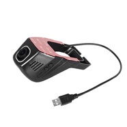 25款五菱宏光mini四門(mén)版馬卡龍EV行車(chē)記錄儀USB接口供電高清夜視 經(jīng)典黑 [高清1296P]送64G記憶卡單鏡