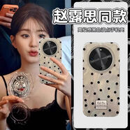 lieve適用華為暢享70X黑色波點(diǎn)手機殼韓系ins風(fēng)BRE-AL80羽紗保護套全包防摔 華為暢享70X F3379黑色波點(diǎn)+s358掛繩