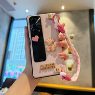 原奘適用榮耀MagicVs2手機殼可愛(ài)中軸磁吸皮殼榮耀V2折疊屏網(wǎng)紅保護套 支架款[鏤空前殼]中軸磁吸冰粉荔枝紋]金屬粉熊+粉 榮耀Magic s 至臻版