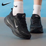 耐克（NIKE）女鞋 2025新款秋冬運動(dòng)鞋Vomero 18緩震耐磨輕便透氣休閑跑步鞋子 全黑暗鋒 36 225