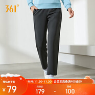 361°運動(dòng)褲子女秋冬季跑步寬松戶(hù)外休閑褲直筒長(cháng)褲衛褲662434710D