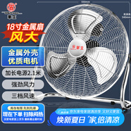 華生（Wahson）工業(yè)風(fēng)扇趴地扇臺式趴地電風(fēng)扇強力商用臺地扇大功率趴地風(fēng)扇工廠(chǎng)坐地扇大風(fēng)力交流定頻 FE-45-1