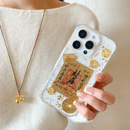 其他家平安喜樂(lè )適用iphone16promax蘋(píng)果12131415手機殼11保護套XR女款xs金箔78plus財庫13mini創(chuàng  )意中國風(fēng) 金箔財庫 iPhone6s