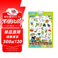 童趣立體有聲掛圖雙面點(diǎn)讀版 我愛吃蔬菜
