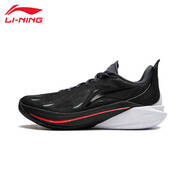 李寧音速系列籃球鞋男夏款網(wǎng)面透氣耐磨支撐減震回彈比賽系列籃球鞋 黑色【音速12】 46
