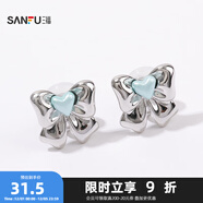 三福休閑星星蝴蝶結耳夾一對 時(shí)尚個(gè)性首飾配飾耳環(huán)842600 32418-零 2個(gè)