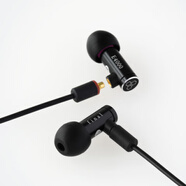FINAL入耳式耳機hifi重低音適用華為有線(xiàn)人聲動(dòng)圈耳麥 E4000黑色無(wú)麥