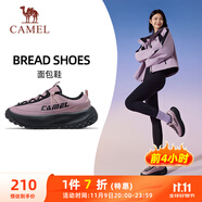 駱駝（CAMEL）運(yùn)動(dòng)女鞋厚底緩震回彈休閑慢跑步鞋子 X25C09L7001 木玫瑰 38