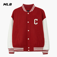 MLB外套男女情侶同款加厚棒球服夾克運動(dòng)服秋冬季3AJPV0634-45RDS-M
