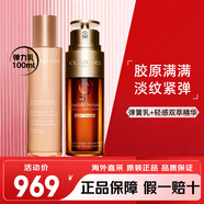 嬌韻詩(shī)（CLARINS）彈簧水乳護膚品套裝 乳液面霜 雙萃精華眼霜化妝品全套生日禮物女 彈簧乳液+輕感雙萃精華