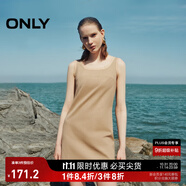 ONLY秋季精致設(shè)計(jì)感拼接顯瘦無袖短裙連衣裙女|124307054 H99 棕色花紗 M (165) 84A