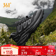 361°運動鞋男曠野秋冬季戶外徒步抓地越野登山跑步鞋子男672442212-7