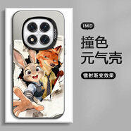 詩(shī)森悅 適用紅米note15PRO+手機殼Redmi瘋狂動(dòng)物城2情侶2026新款note15pro全包軟邊防摔卡通保護套 透黑-尼克朱迪T4【配手機膜】 紅米note15pro+