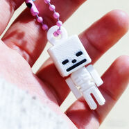 匯智之城（HUIZHIZHICHENG）我的世界周邊dream鑰匙扣書(shū)包軟膠掛件玩偶掛飾 骷髏 我的世界鑰匙扣