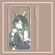 中掌柜明日方舟Mon3tr手機殼適用于蘋(píng)果14pro16華為p60小米15provivoOPP 1683-透明軟殼 iPhone 5S