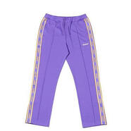 NERDY韓國同款運動(dòng)服套裝 IU李智恩明星同款串標休閑紫色情侶外套 紫色下裝 L