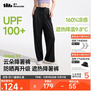 蕉下（beneunder）闊腿褲休閑褲子女士冰絲垂墜感寬松防曬運(yùn)動(dòng)長(zhǎng)褲透氣春夏款A(yù)L206