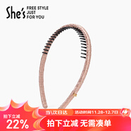 She's茜子發(fā)飾輕簡(jiǎn)百搭帶齒防滑壓發(fā)頭箍時(shí)尚氣質(zhì)發(fā)箍生日禮物送女友