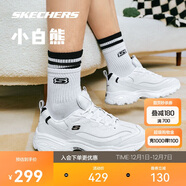 斯凱奇小白熊|透氣情侶男小白鞋增高厚底百搭休閑老爹鞋運動(dòng)鞋52676