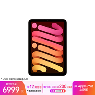 Apple/蘋果 iPad mini (A17 Pro) 8.3英寸 平板電腦(512G eSIM版/mini7/MYHJ3CH/A)星光色