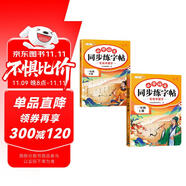 斗半匠同步練字帖一年級上冊下冊語文字帖小學生字帖每日一練寫好中國字硬筆描紅字帖生字筆畫筆順練習（2冊）