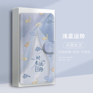 水草人翻蓋皮套適用于紅米turbo4手機殼note12r保護套a3x軟13c全包turbo5/note13r/11a/10a/k40s游戲 淺藍運轉-皮套 紅米13 4G 國外版