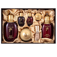 后（The history of Whoo）后天率丹套裝還幼凝顏賦活高端女護膚品禮盒節日禮物多效修復潤顏 后津率享水乳霜7件明星禮盒提拉緊