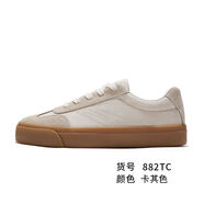 大孚飛躍德訓鞋女鞋2024秋冬季復古休閑鞋男鞋情侶鞋 882卡其色 34 34偏大一碼選小一碼