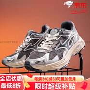 美津濃（MIZUNO）RACERS男女透氣跑鞋渣渣灰官方 D1GH2235-19/主圖款/渣渣灰 36