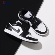 耐克（NIKE）【潮】Air Jordan aj1板鞋男女情侶款低幫耐磨透氣休閑運動(dòng)籃球鞋 DC0774-101  黑白熊貓 男女同款 37.5