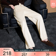 三彩2025冬季新款加絨休閑褲保暖長(zhǎng)褲高腰直筒褲氣質(zhì)通勤顯瘦M