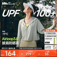 蕉下（beneunder）防曬衣女春夏新款冰絲涼感升級披肩AL118遠(yuǎn)山灰L
