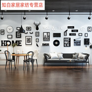 喆煒電影院裝飾畫(huà)影視相框組合掛墻場(chǎng)記板創(chuàng  )意照片墻實(shí)木畫(huà)框 J款33件整套尺寸405*112cm