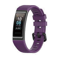 ONTR適用Huawei/華為手環(huán)band3Pro/4pro表帶TER-B09/TER-B29S手表配件腕帶 紫色 華為3/3Pro/4Pro表帶