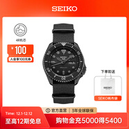 精工5號手表男女款綠水鬼潮流夜光腕表時(shí)尚街頭風(fēng)機械表  節日禮物 SRPD79K1-酷黑5號