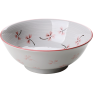 CCKO 日本陶瓷碗家用復(fù)古餐具日式吃飯湯碗拉面碗大號(hào)深湯盤碗 8英寸大湯碗 （四葉草）