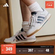 adidas ENTRAP美式校園風(fēng)運動(dòng)少年感復古籃球風(fēng)板鞋男女阿迪達斯 白色/藍色   42