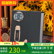 圣曼帝華為x5手機殼matex5折疊屏保護套matex6新款腕帶旋轉支架真 [尊貴黑]腕帶旋轉支架-頭層牛皮- 華為matex5/x5典藏版通用