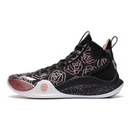 李寧CJ-1籃球鞋減震男子透氣耐磨防滑舒適緩震專(zhuān)業(yè)場(chǎng)地運動(dòng)鞋ABAR019 黑色/煙玫瑰粉(019) 44