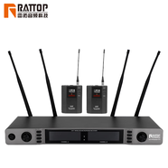 RATTOP雷拓 U段一拖二無(wú)線(xiàn)麥克風(fēng)  UI-M520-TT 臺