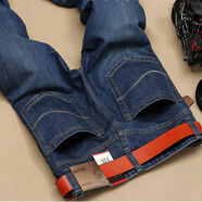 Lgnacelee男士牛仔褲直筒修身寬松春秋冬厚款休閑商務(wù)長(cháng)褲子潮流 806深藍色 40 28碼2尺1