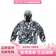 SUPREMExTNF聯(lián)名FW22聯(lián)名款字母logo貼花連帽長(cháng)袖機能夾克男女同款情侶款 藍色 M