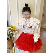歐根紗半身裙蓬蓬裙公主裙芭蕾風(fēng)半超短半裙 紅的 70 70斤170斤