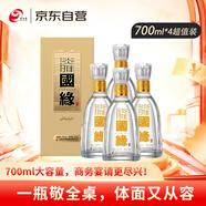 今世緣 淡雅國緣 幽雅醇厚型 白酒 42度 700ml*4瓶 整箱裝【宴請/送禮】